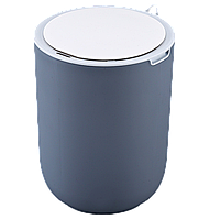 Сенсорне відро для сміття JAH 8 л кругле Waterproof сіре