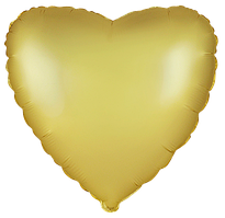 Фольгована кулька Flexmetal 18"(45 см) Серце сатин золоте