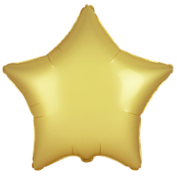Фольгована кулька Flexmetal 18"(45 см) Зірка сатин золота