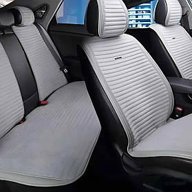 Повний комплект накидок CarFashion, модель MONACO PLUS, сірий/сірий