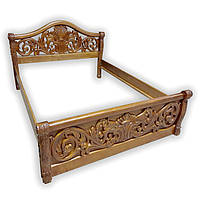 Резная кровать из дерева, изголовье, быльце 160х200