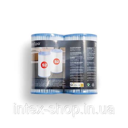 Картридж Intex 29012 тип "S2" (9х16 см) (2 шт.) для басейнів-джакузі, фото 1