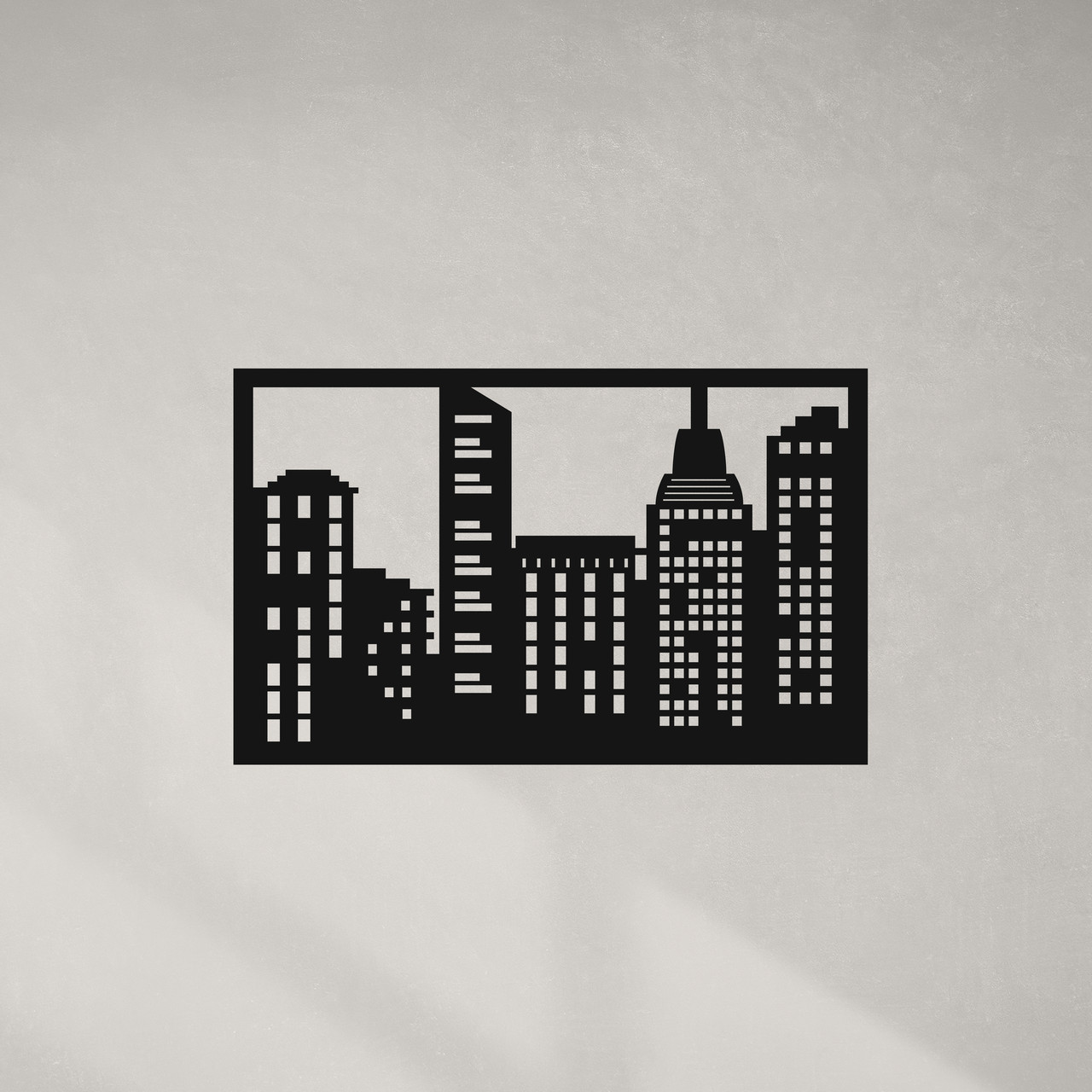 Панно декоративне картина на стіну Місто LED підсвітка 16 кольорів телефон 500х315 acr-p000216