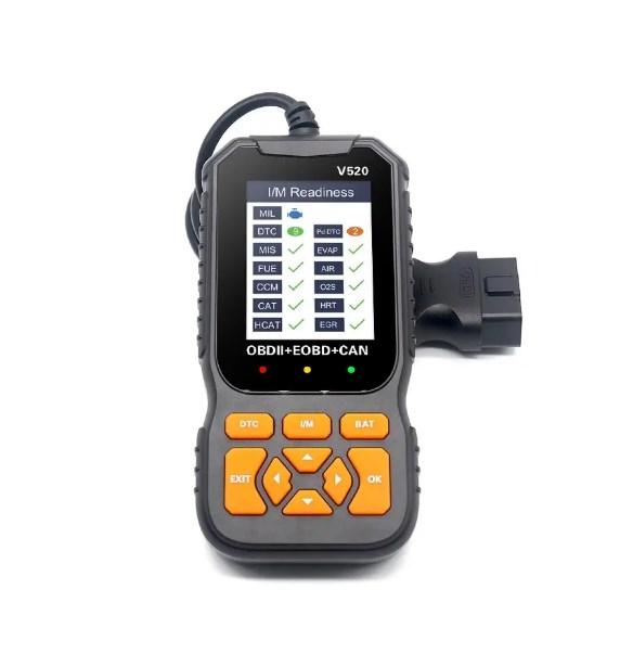 Автомобільний діагностичний сканер OBD2 V520, Сканер авто OBD2, Діагностичний сканер авто OBDII, Інструмент діагностики авто OBDII
