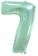 Фольгована цифра Flexmetal 40"(102 см) М'ятна 7