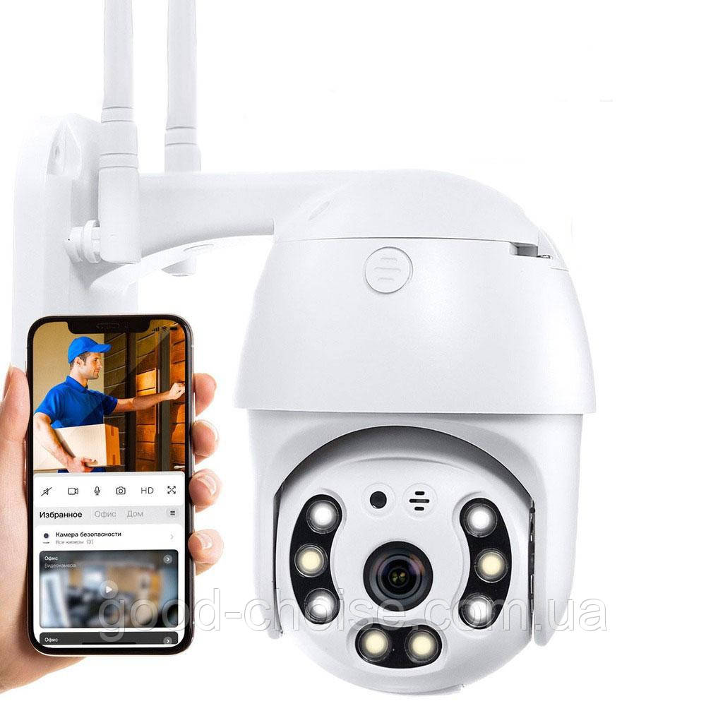 Вулична IP камера відеоспостереження CAMERA CAM 6 WIFI, 2mp / Поворотна панорамна вай фай камера