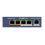 Комутатор мережевий POE GV-017-AI-4+1P, фото 4