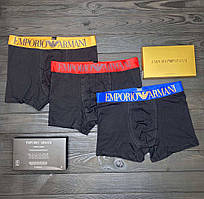 Набір чоловічих трусів у подарунок, 3 шт, Armani (9171) L
