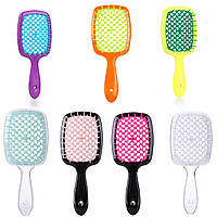 Гребінець для волосся гуртом "Super Brush", 7 штук