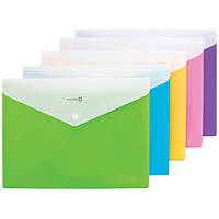 Папка-конверт А4 на кнопці Optima О35206, 18 мікрон