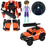Робот-трансформер Athlon Тоботі фігурка Райан та робот Амбилон mini Tobot, фото 2