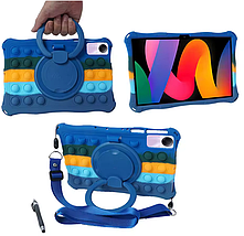 Чехол Pop it case на планшет Xiaomi Redmi Pad SE (11") / colorful dark blue, фото 3