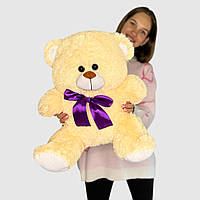 Мягкая игрушка медведь Томик 80 см Бежевый, Мишка на день рождения