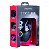 Миша Xtrike ME GM-215 RGB-LED USB Black Gaming Optical Mouse, 800-3600dpi, USB 1.5 м