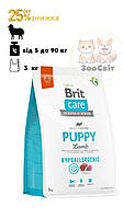 Brit Care Dog Hypoallergenic Puppy ягня 3 кг Сухий корм для цуценят всіх порід