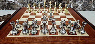 Шахи дерев'яні Manopoulos Стаунтон, 36х36 см (088-4402S)