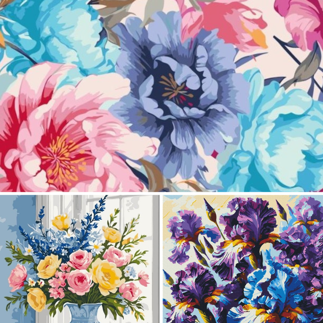 Картины по номерам Цветы, букеты, натюрморты в Киеве в интернет ...