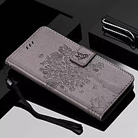 Обкладинка Motorola Moto G54 (чохол кіт та дерево) Grey