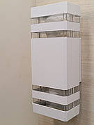 Сучасний вуличний білий світильник на 2 лампи (67-2024-2 WH)