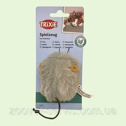 Іграшка для котів миша вібруюча плюшева 8,5 см Trixie 4083, фото 1