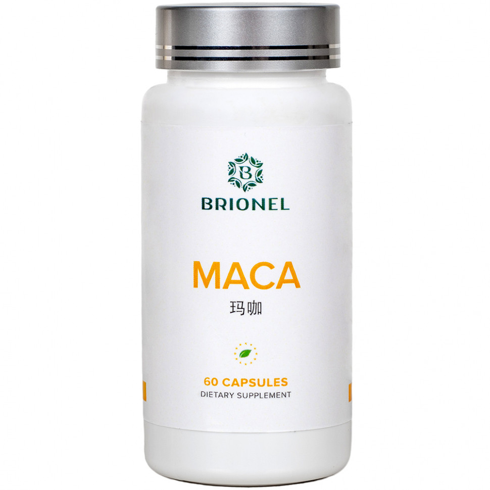 Мака перуанська, Maca Peruvian Brionel, 60 кап, фото 1