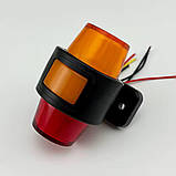 Гарабарити занесення неонові (neon) червоно-жовті 12-24v. Габаритні ріжки світлодіодні причепа 1-шт, фото 2