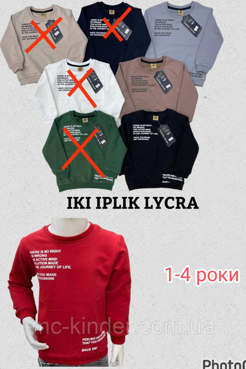 Реглан для хлопчика 1-4 роки. "SAHIN"