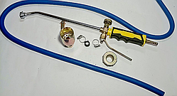 Газовий пальник зі шлангом 1250 мм (500 мм сопло Ø32х83мм)