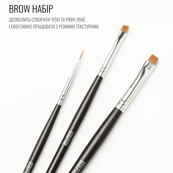 Набір пензлів Sculptor Brow Set