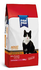 Pawpaw (Паупау) Adult Cat Food with Lamb & Rice сухий корм для кішок (ягня та рис) 15 кг