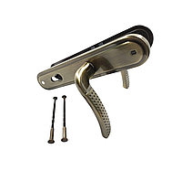 Ручка на планке для входных дверей Trodos 426 AB (старая бронза)