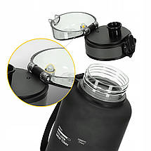 Пляшка для води спортивна 4FIZJO 1000 мл Black (P-5905973403788), фото 5