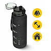 Пляшка для води спортивна 4FIZJO 1000 мл Black (P-5905973403788), фото 7