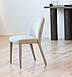 Стильний обідній стілець сучасний для вітальні кімнати та кухні студії M-127 Макадамія Мохер Vetromebel, фото 8