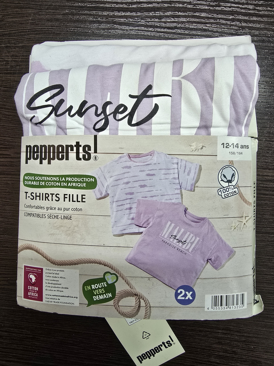 Футболка дівчині 158-164 Pepperts! 2шт