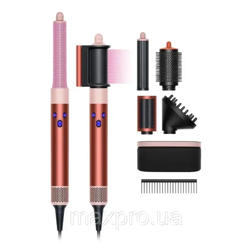 Мультистайлер Dyson Airwrap Long Volumise Strawberry bronze / Blush pink EU (581840-01)