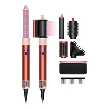 Мультистайлер Dyson Airwrap Long Volumise Strawberry bronze / Blush pink EU (581840-01)