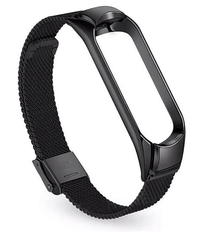 Ремешок BeCover Metal для Xiaomi Mi Smart Band 5/Mi Smart Band 6 Black (705146), фото 1
