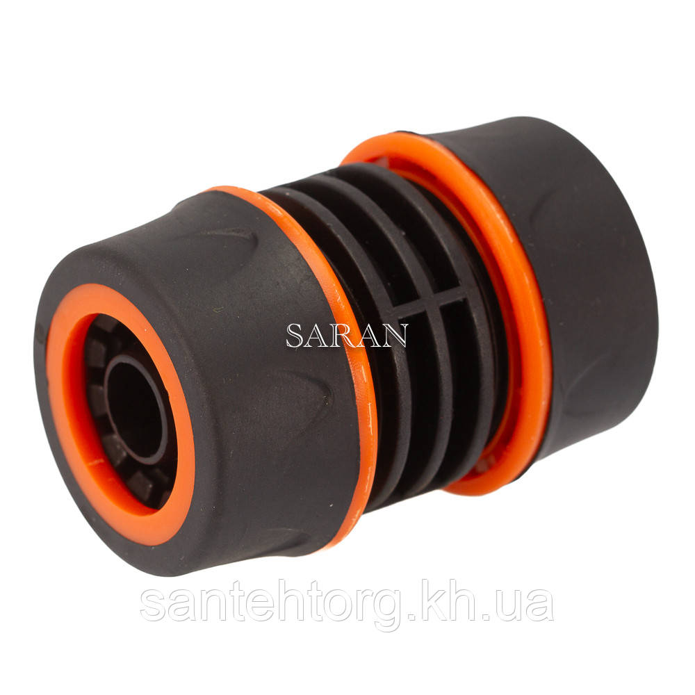 З'єднання шланга/Цанга 1/2 х 1/2" гумова, фото 1