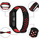 Ремешок BeCover Nike Style для Xiaomi Mi Smart Band 5/Mi Smart Band 6/Mi Smart Band 7 Black-Red (705153) - фото 4 - id-p1472210412