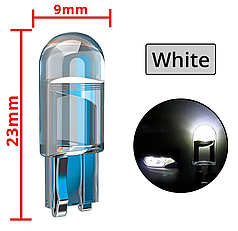 Світлодіодна лампа T10 Canbus Glass COB біла