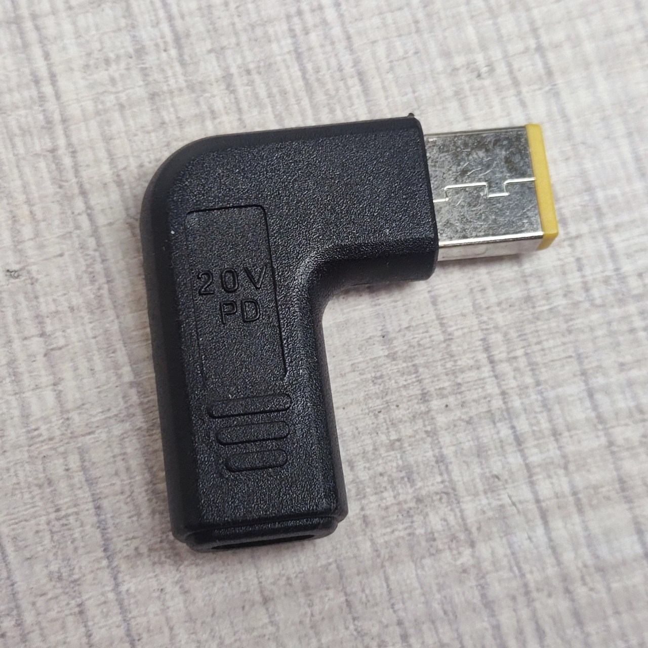 Переходник Type-C на зарядка для ноутбука от павербанка PD LENOVO USB прямокутний + PIN