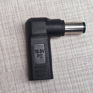 Переходник Type-C на зарядка для ноутбука от павербанка PD DELL 7,4 х 5,0, фото 1