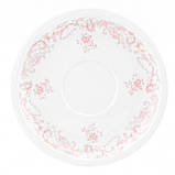 Порцеляновий чайний сервіз 250 мл чашка з блюдцем з квітковим принтом 12 пр., фото 3