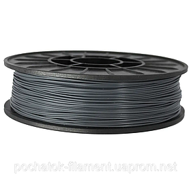 PLA філамент нитка пластик для ЗD друку Pochatok Filament 1,75 мм. Сірий (Grey)