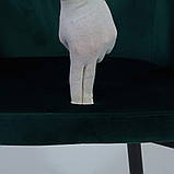 Стілець ASTOR VELVET чорний каркас/зелений BL. 78, фото 6