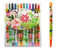 Крейда воскова Crayons "Квіти", набір 12 кв. PVC
