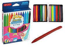 Крейда пластик. воскова Crayons, набір 24 кв.