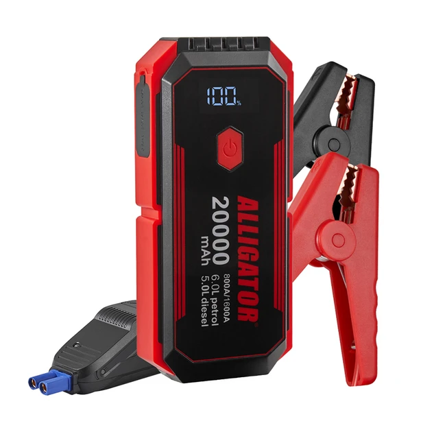 Пускозарядний пристрій акумулятора Alligator Jump Starter JS843 800A 20000 MAh
