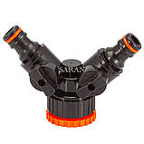 Колектор на 2 виходи під конектор — 1" — 3/4" внутрішня різь, фото 3